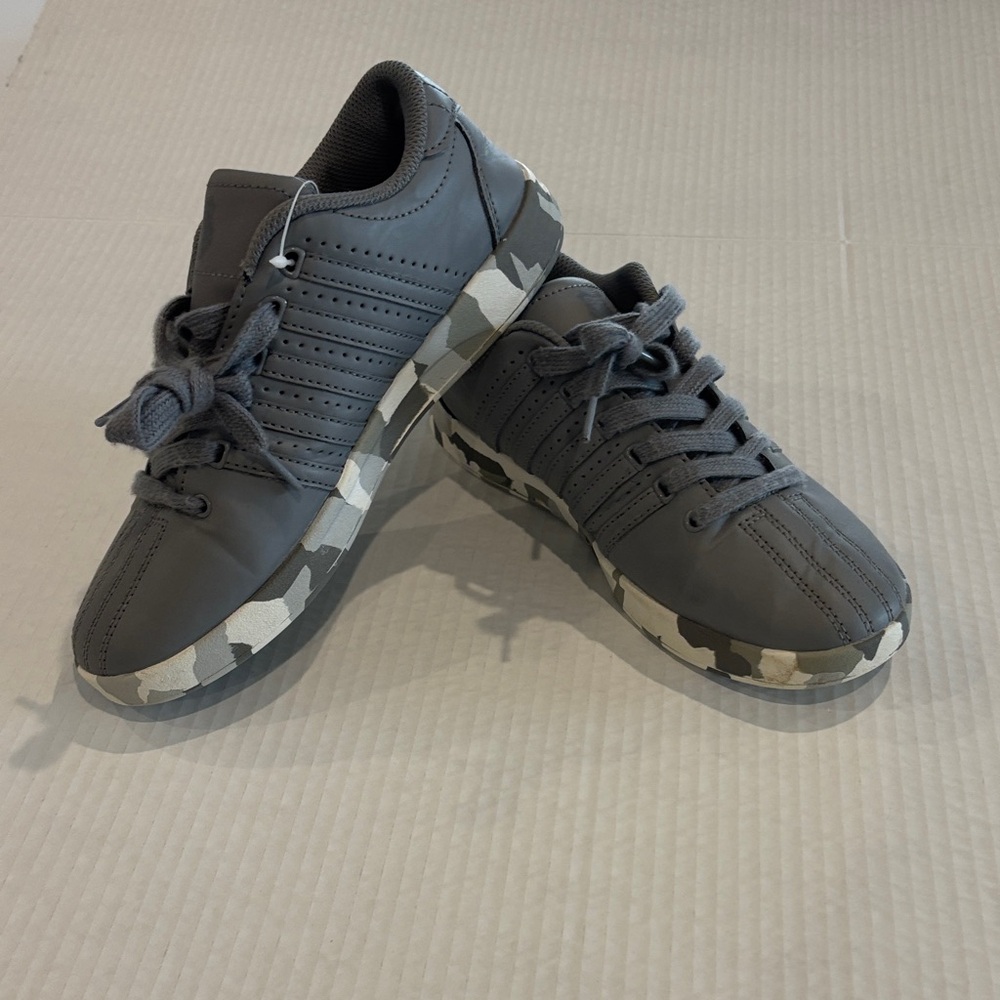 K-Swiss Kids Gray Camouflage Sneakers